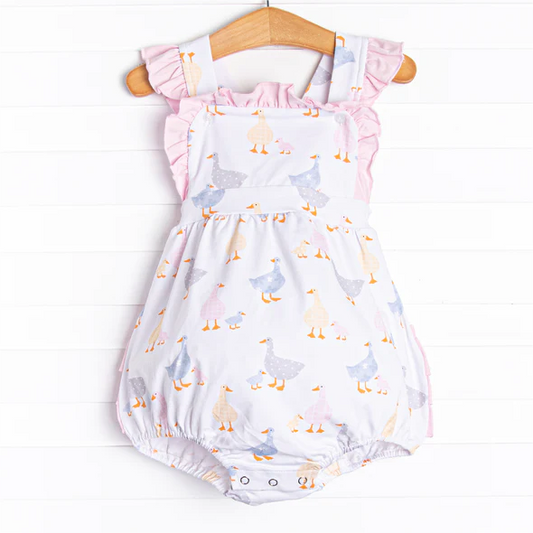 SR1508 duck girl romper 202403 preorder