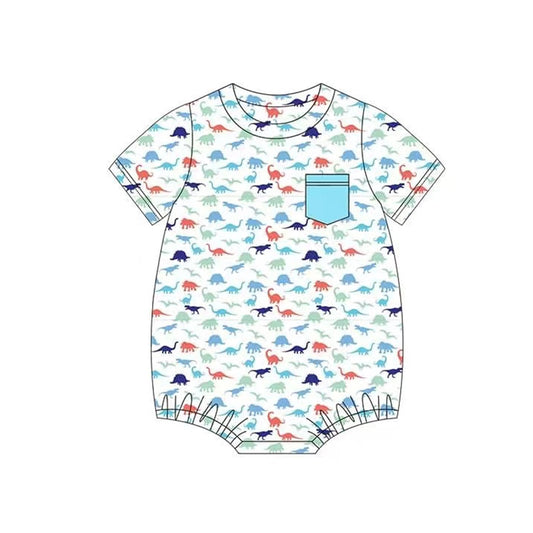 SR1512 dinosaur boy romper 202403 preorder