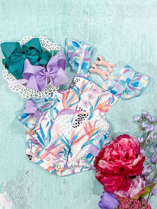 SR1514 flower girl romper 202403 preorder