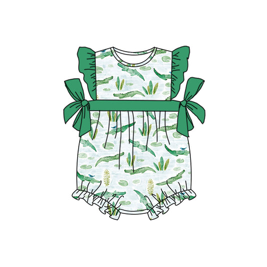 SR1524 dinosaur girl  romper 202403 preorder