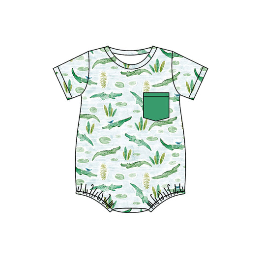 SR1525 dinosaur boy romper 202403 preorder