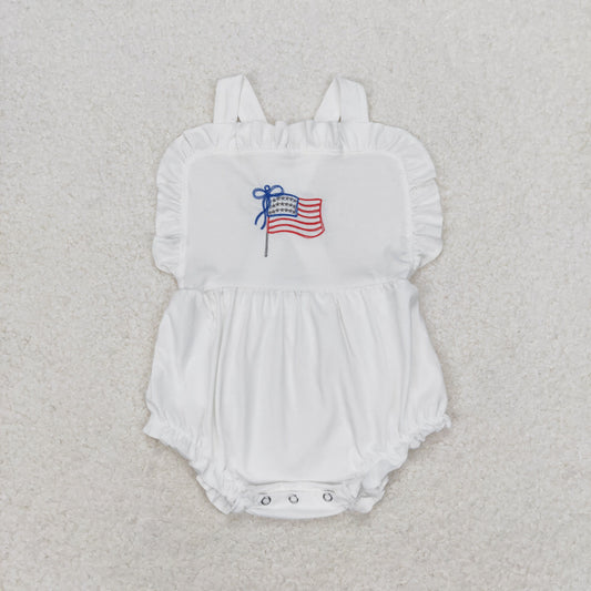 SR1548 embroidery 4th july girl romper 202405 rts