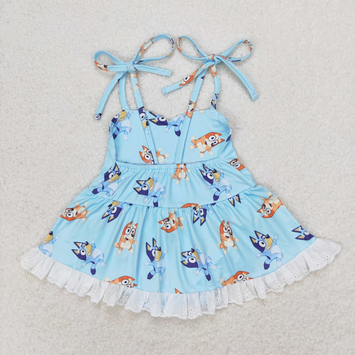 SR1550   bluey dog girl romper 202406 RTS