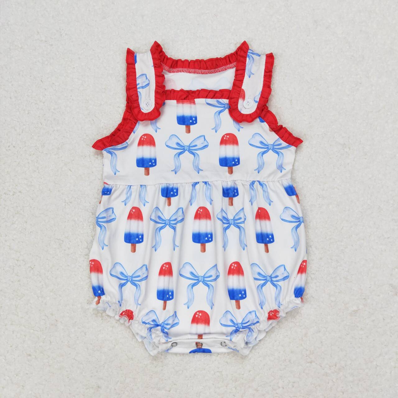 SR1551 july 4th ice pop girl romper 202405 RTS sibling