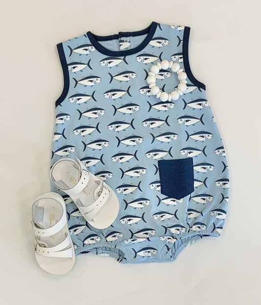 SR1606 fish boy romper 202403 preorder