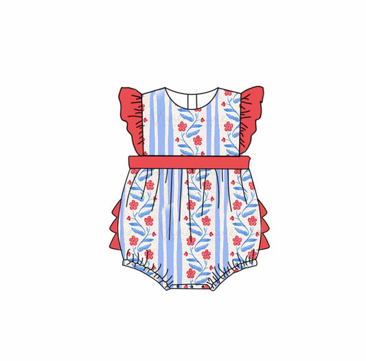 SR1618 flower girl romper 202403 preorder