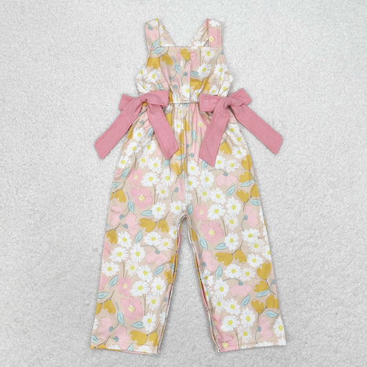 SR1674 mouse flowers short sleeve girl jumpsuit overall 202406 RTS