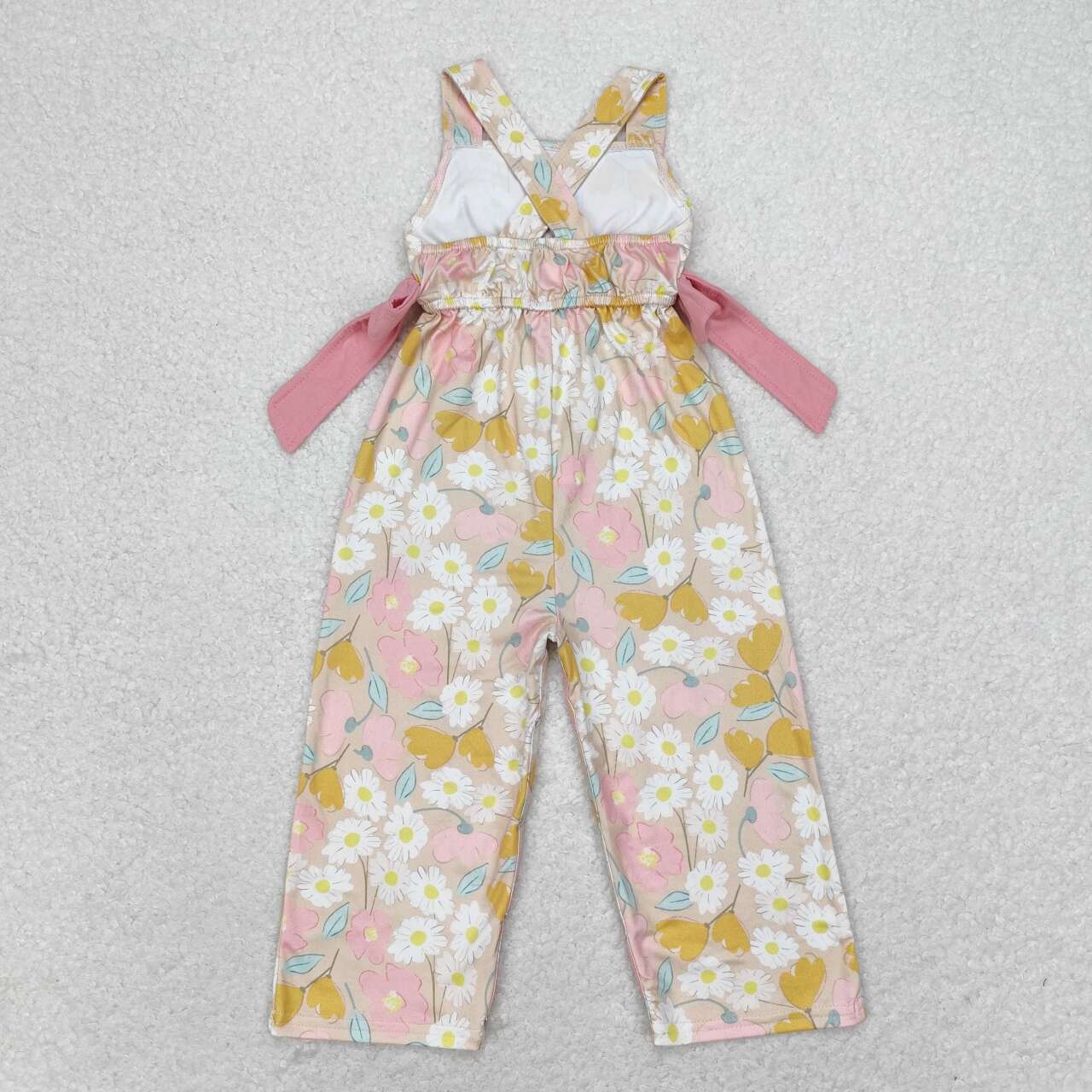 SR1674 mouse flowers short sleeve girl jumpsuit overall 202406 RTS
