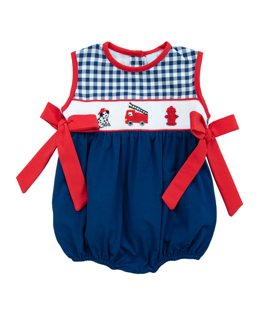 SR1678 tractor dog girl romper 202404 preorder