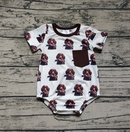 SR1685 dog boy romper 202404 preorder