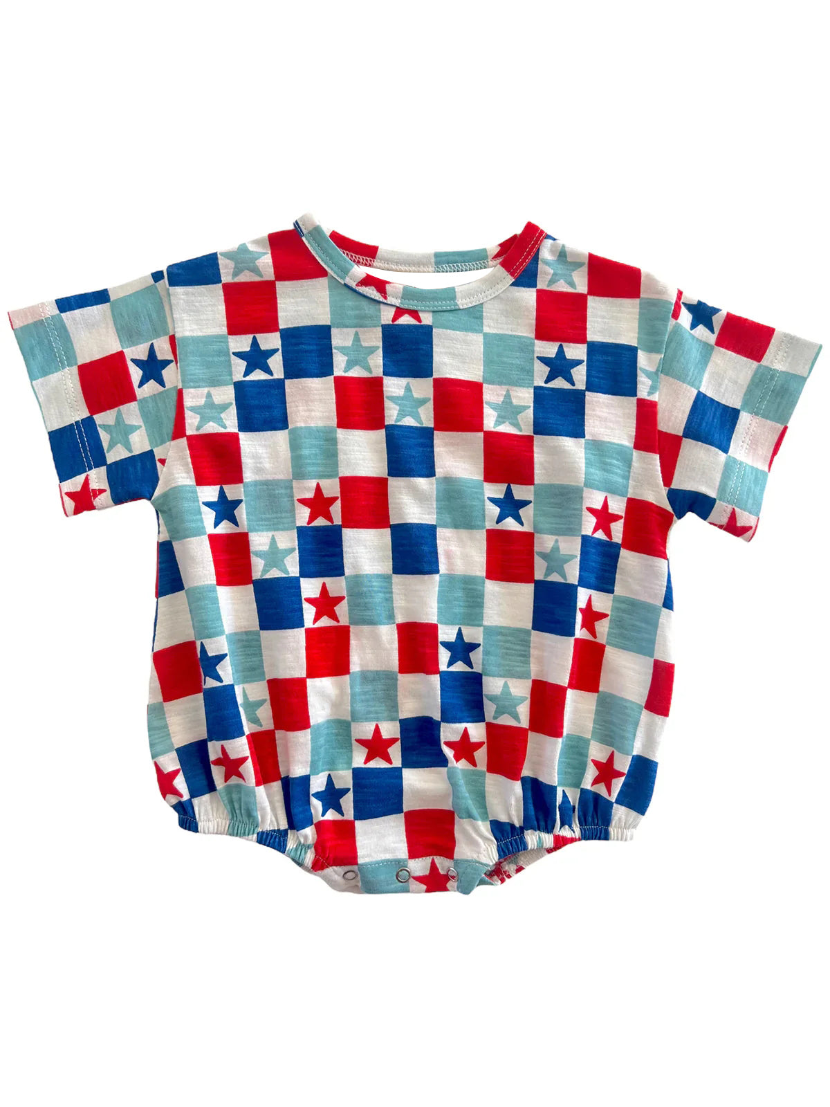 SR1735 western  july 4th boy romper 202404 preorder