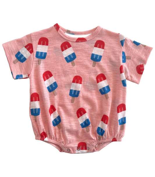 SR1737 western  POP july 4th boy girl romper 202404 preorder