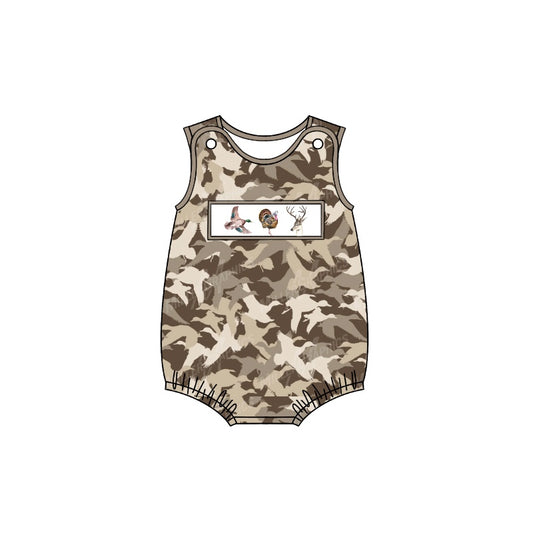 SR1748 western duck boy romper 202404 preorder