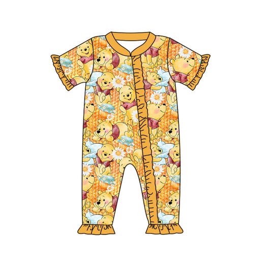 SR1755 western bear girl romper 202404 preorder