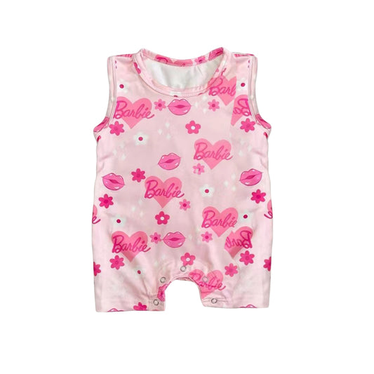 SR1758 western barbie  girl romper 202404 preorder