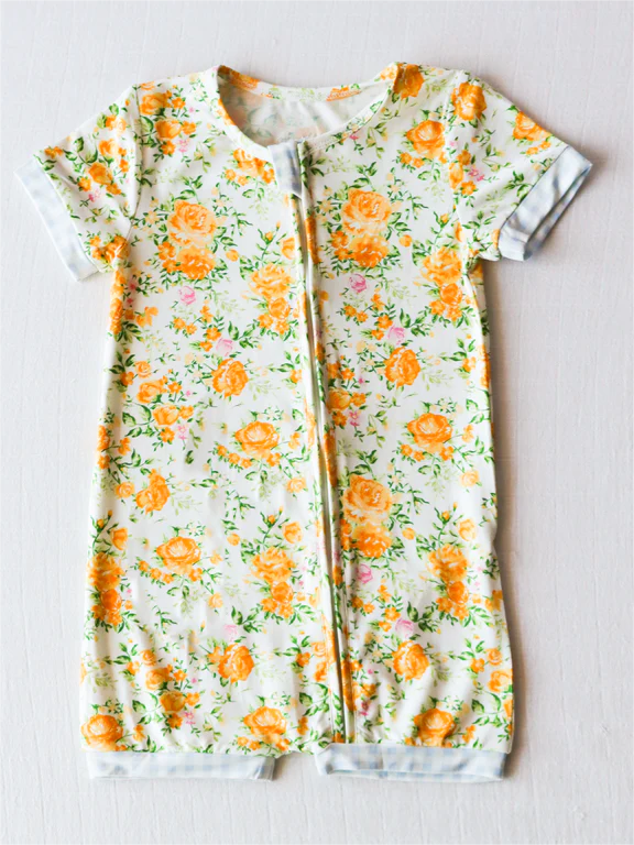 SR1766 western flower girl romper 202404 preorder