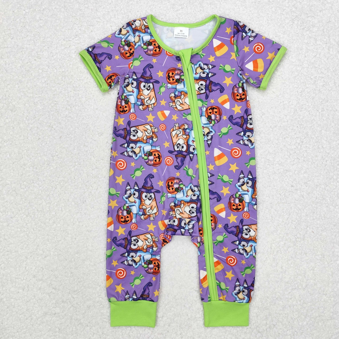 BAMBOO sibling SR1803 Halloween bluey boy romper 202409 RTS