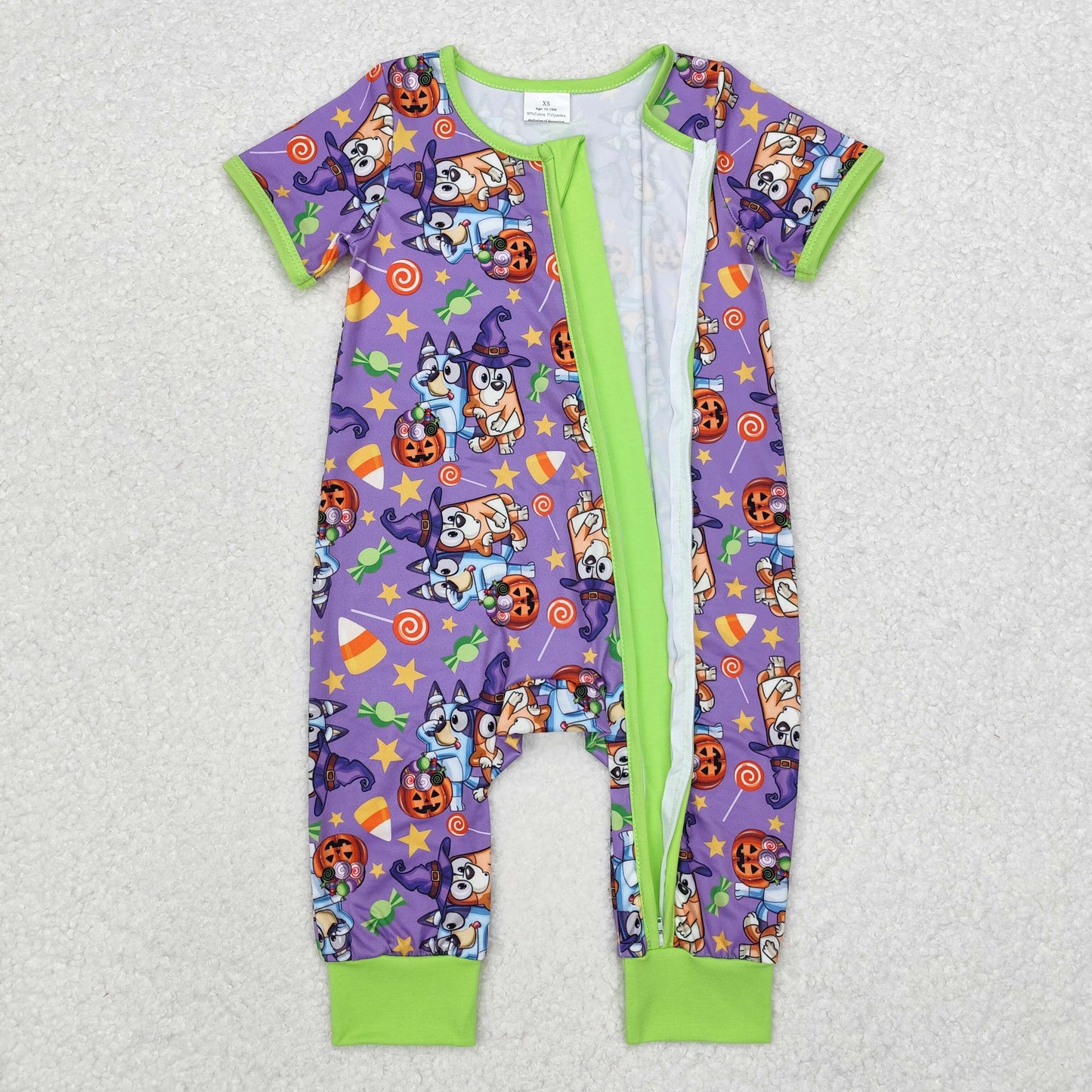 BAMBOO sibling SR1803 Halloween bluey boy romper 202409 RTS