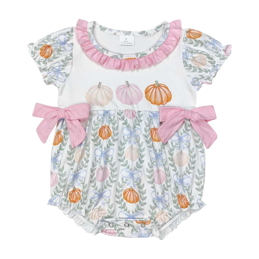 SR1865 Halloween pumpkin girl romper  202409 RTS RTS