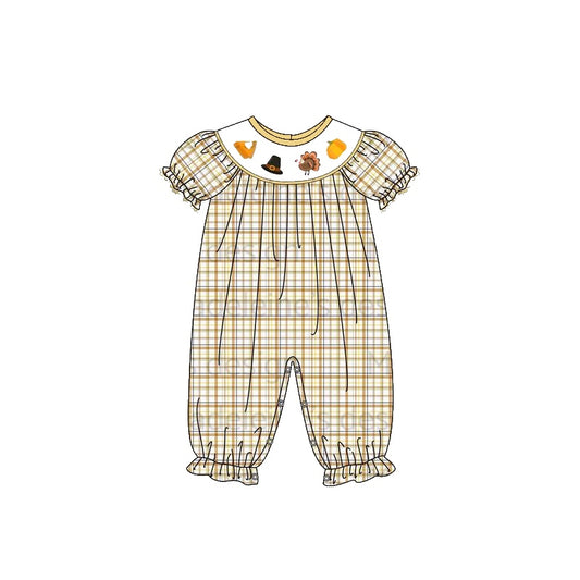 SR1870 little turkey girl romper 202405 preorder