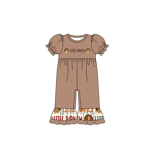 SR1873 little turkey girl romper 202405 preorder