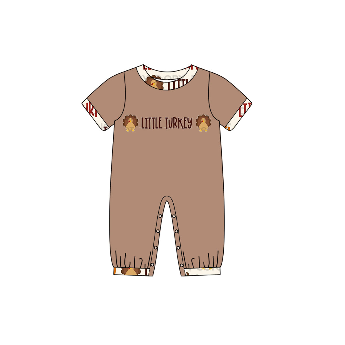 SR1874 little turkey boy romper 202405 preorder