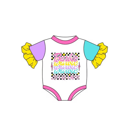 SR1877 western barbie girl romper 202405 preorder