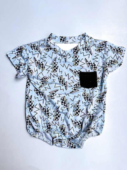 SR1906 lightning  boy romper 202405 preorder