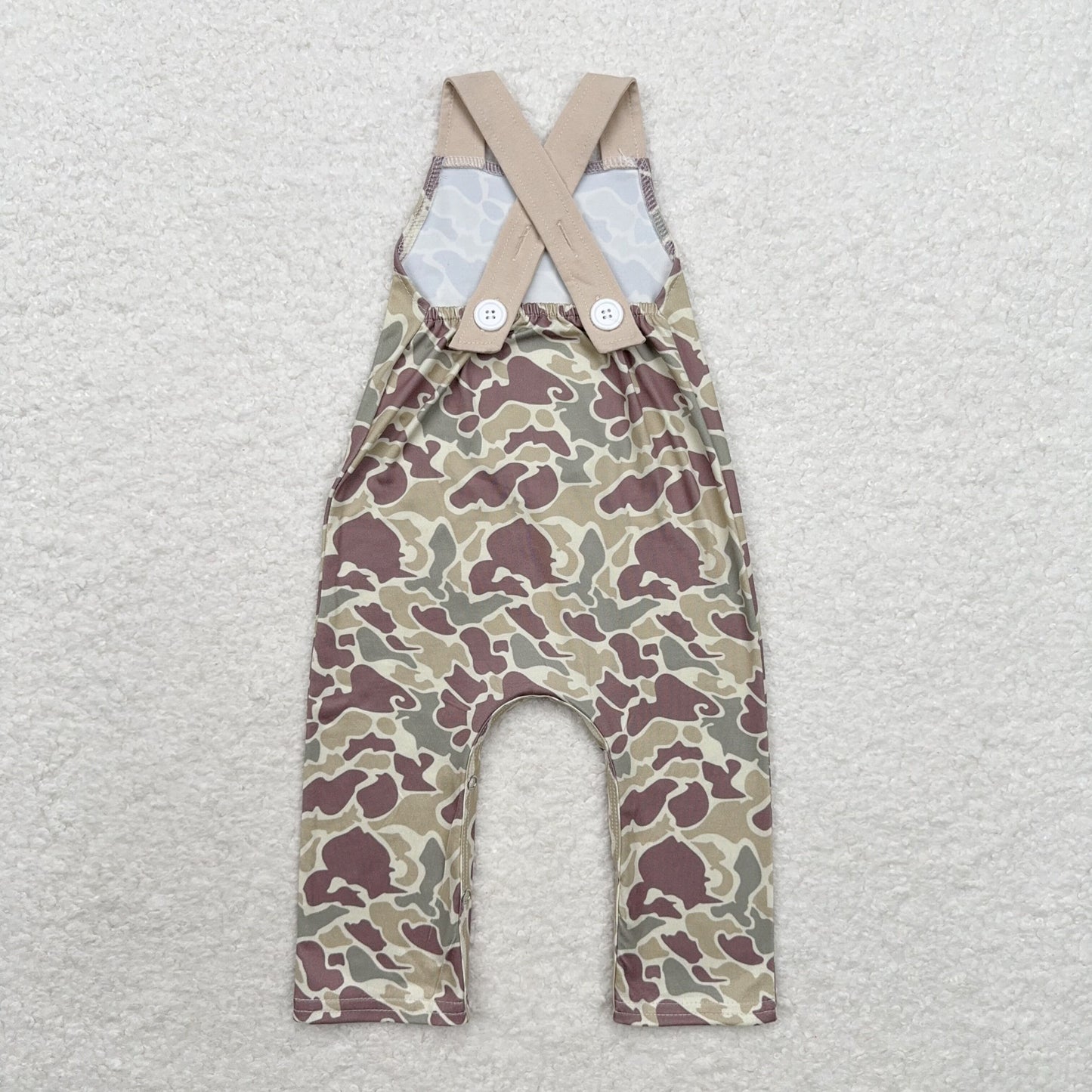 SR1913 RTS  deer camo short sleeve boy jumpsuit overall 202412 sibling