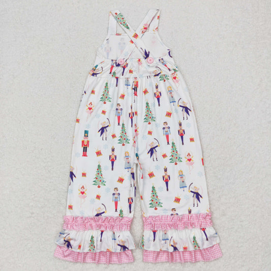 SR1931  Christmas nutcracker girl jumpsuit overall 202408 RTS