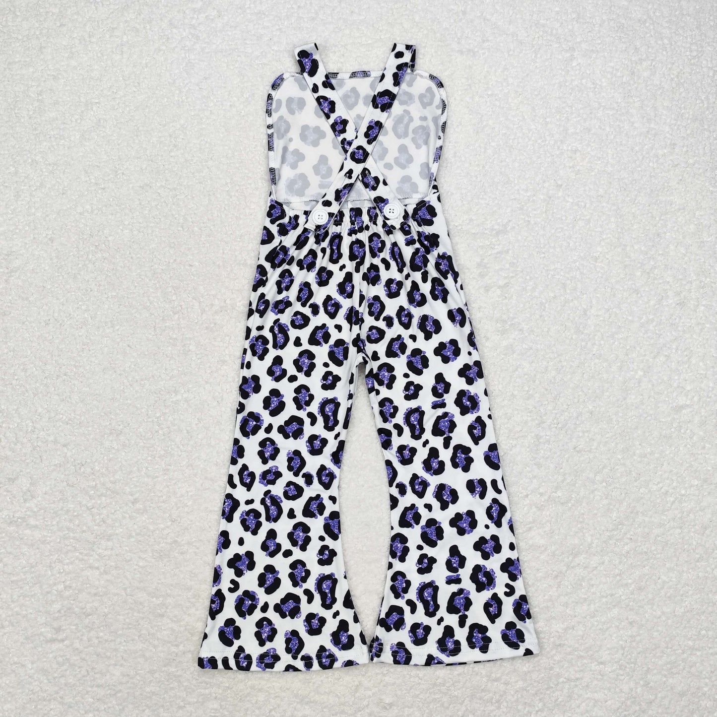 SR1932  Leopard girl jumpsuit overall 202408 RTS