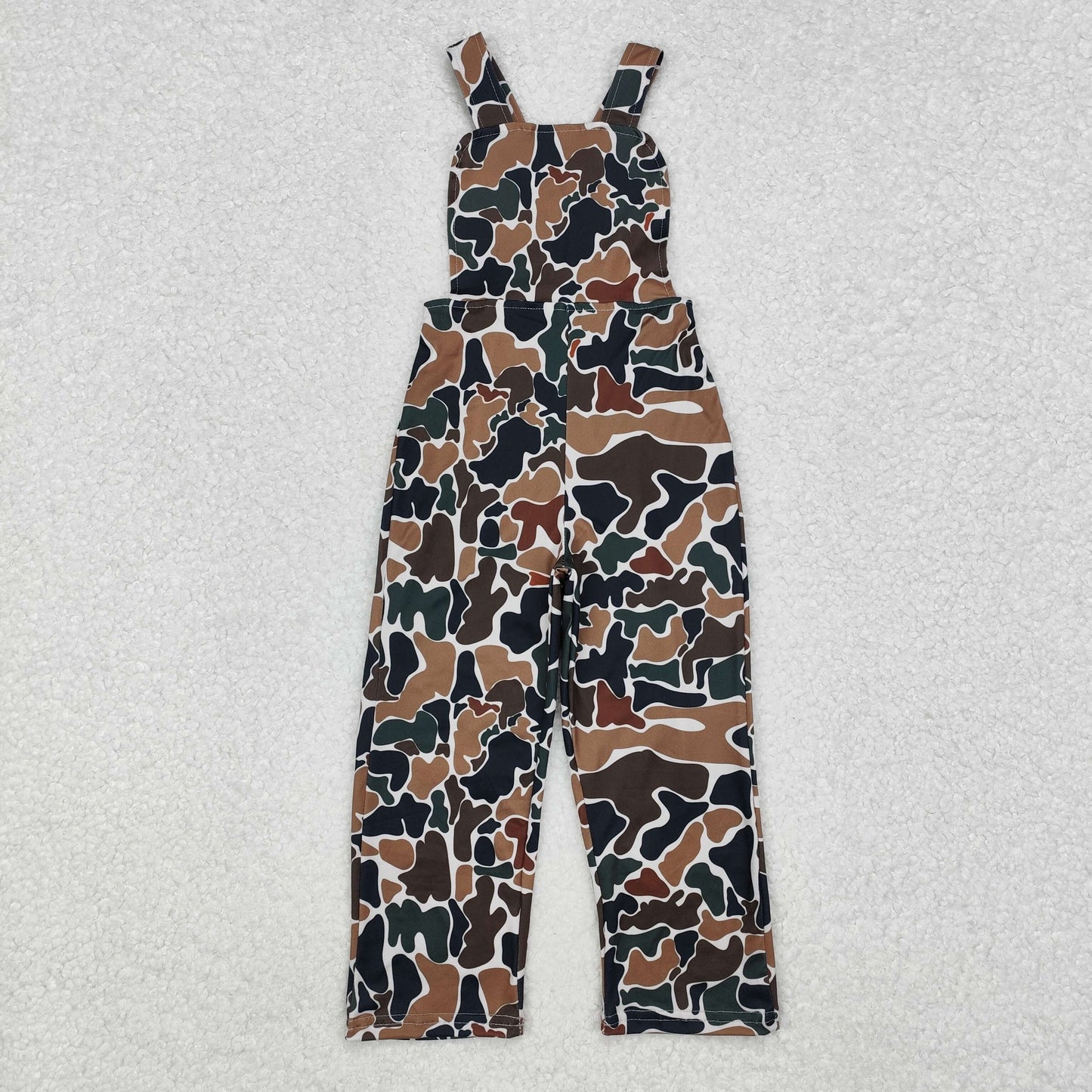 SR1988   camo short  sleeve girl jumpsuit overall  202411 RTS