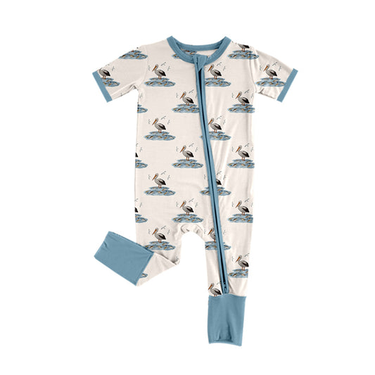 SR2063 western duck boy romper 202410 preorder sibling