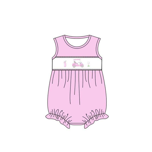 SR2168 western golf girl romper 202411 preorder sibling