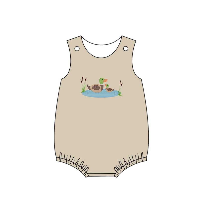 SR2169 western duck boy romper 202411 preorder sibling