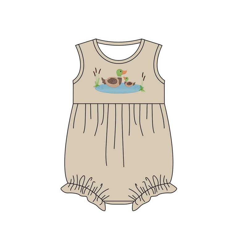 SR2170 western duck girl romper 202411 preorder sibling