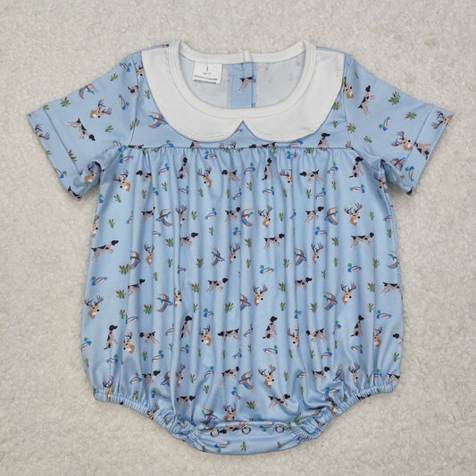 SR2275 dog duck girl romper 202501 RTS sibling