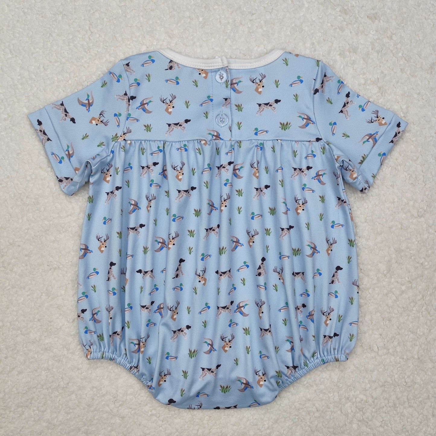 SR2275 dog duck girl romper 202501 RTS sibling