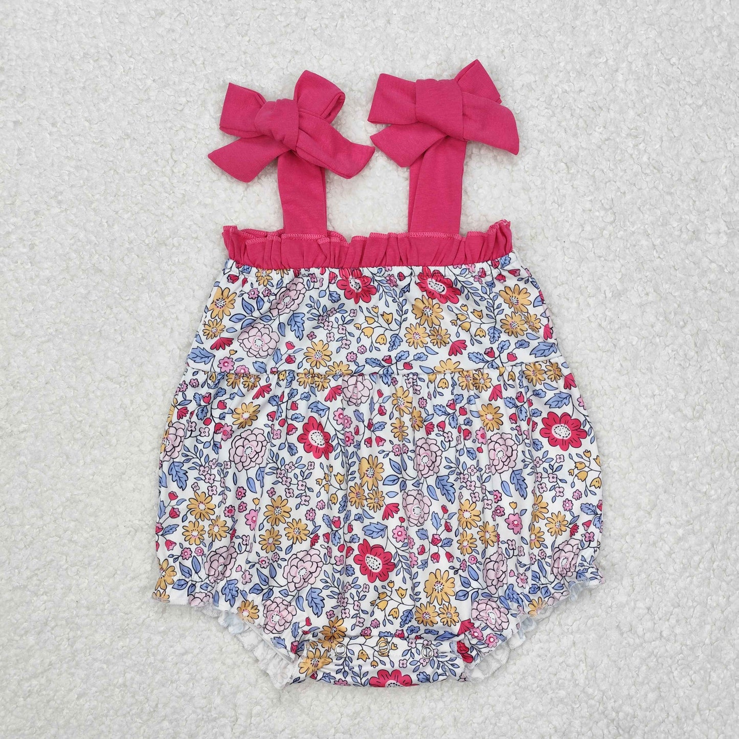 SR2277 flowers  girl romper 202412  sibling rts