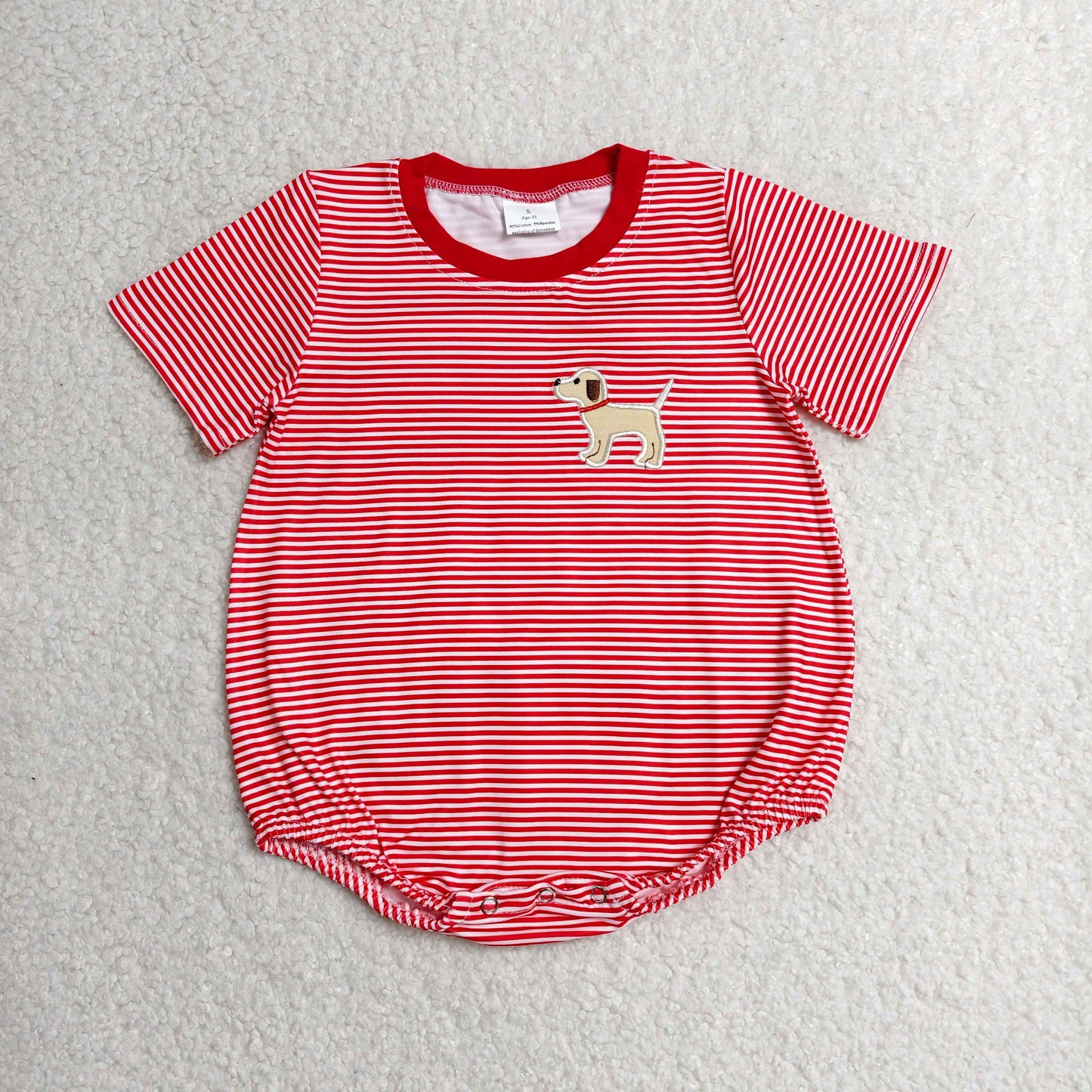 SR2286 embroidery dog boy swimwear 202607 RTS