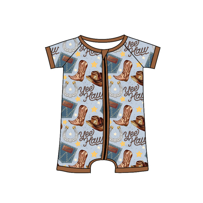 SR2518  boots boy romper 202410 preorder sibling