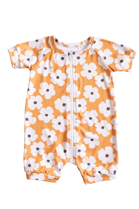 SR2534 flowers boy romper 202412 preorder sibling