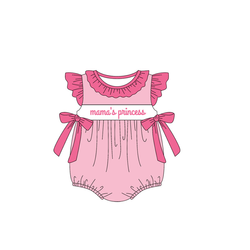 SR2672 mama's princess  western girl summer romper 202501 preorder