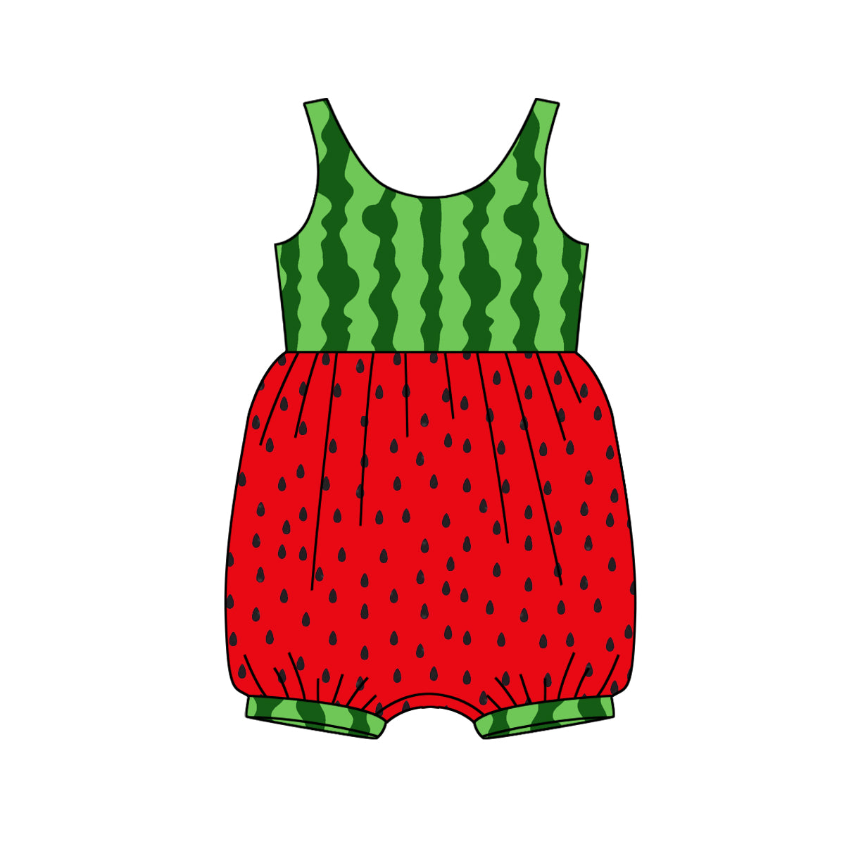 SR2677 western lemon fruit girl summer romper 202502 preorder