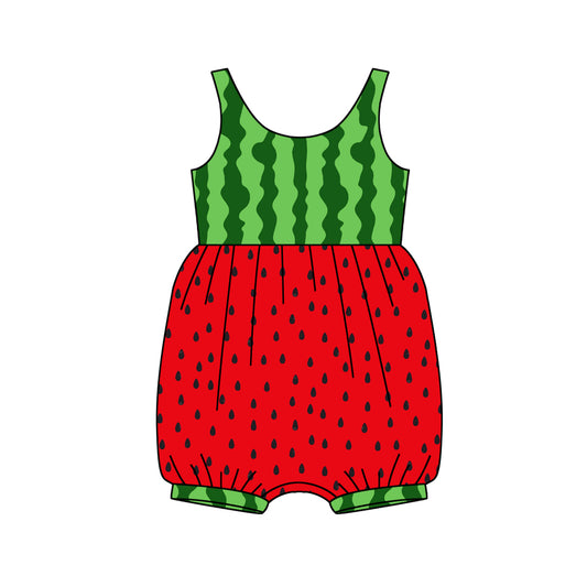 SR2677 western lemon fruit girl summer romper 202502 preorder