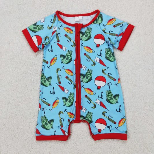 SR2707 RTS  fish bow boy romper 202504