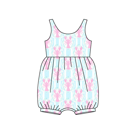 SR2709 preorder craw fish  girl romper 202502