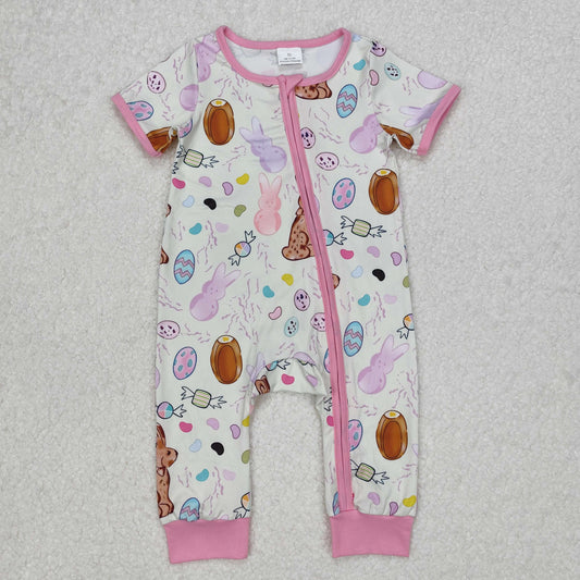 SR2712  Easter bunny girl romper 202502 RTS