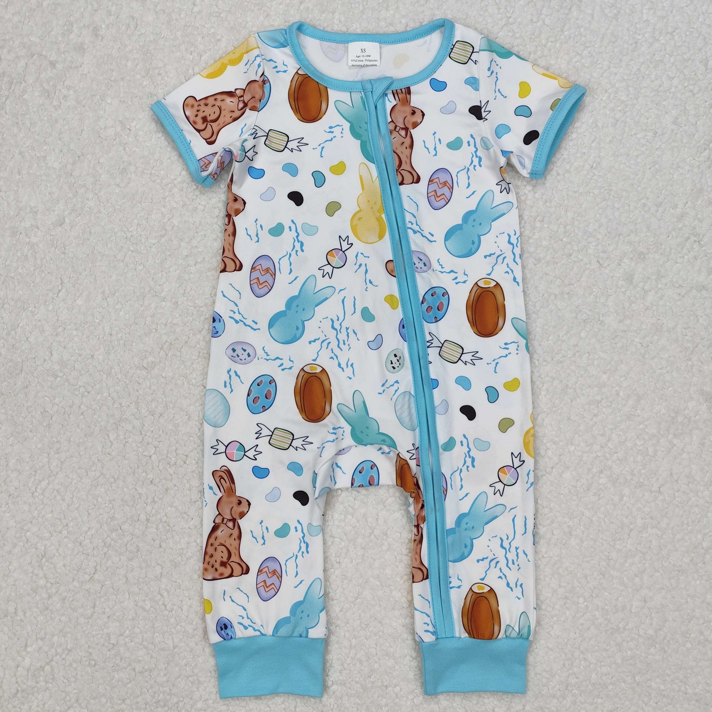 SR2713  RTS Easter bunny boy romper 202502