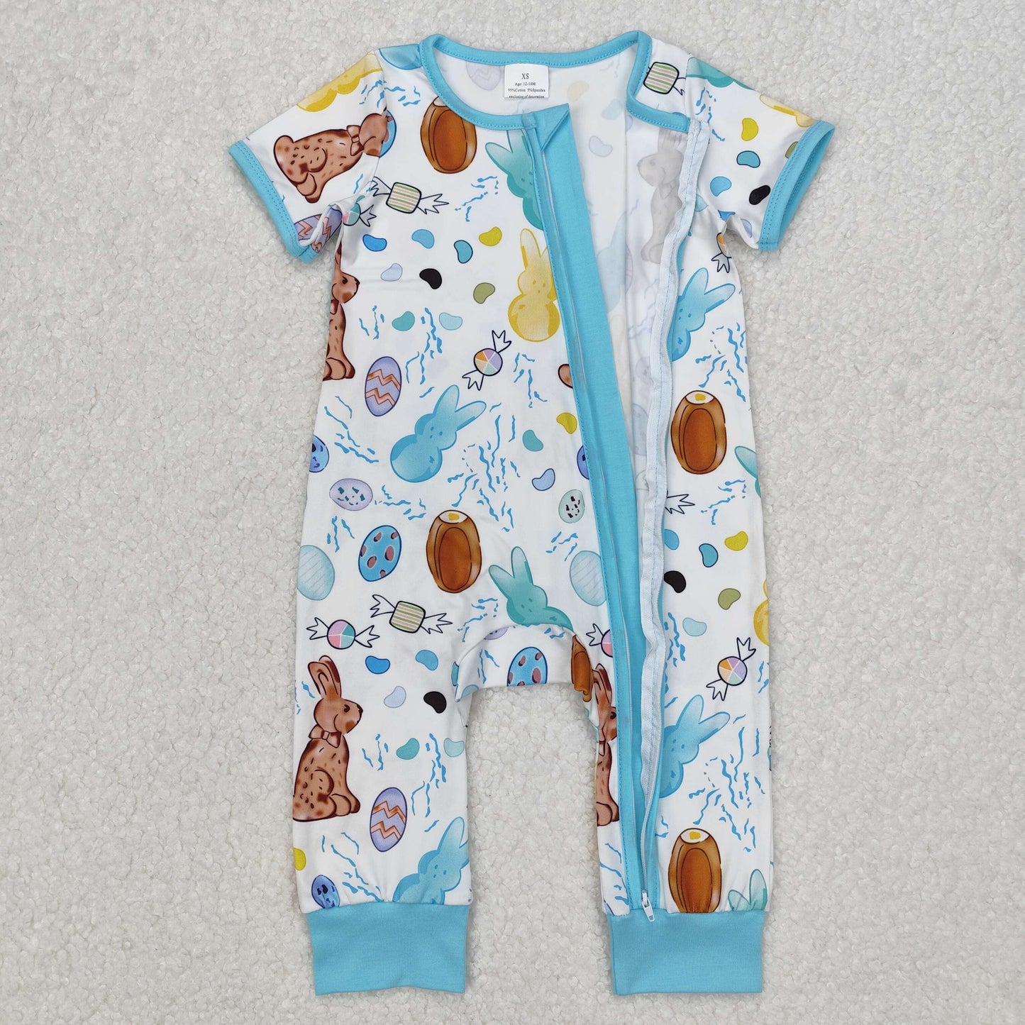 SR2713  RTS Easter bunny boy romper 202502